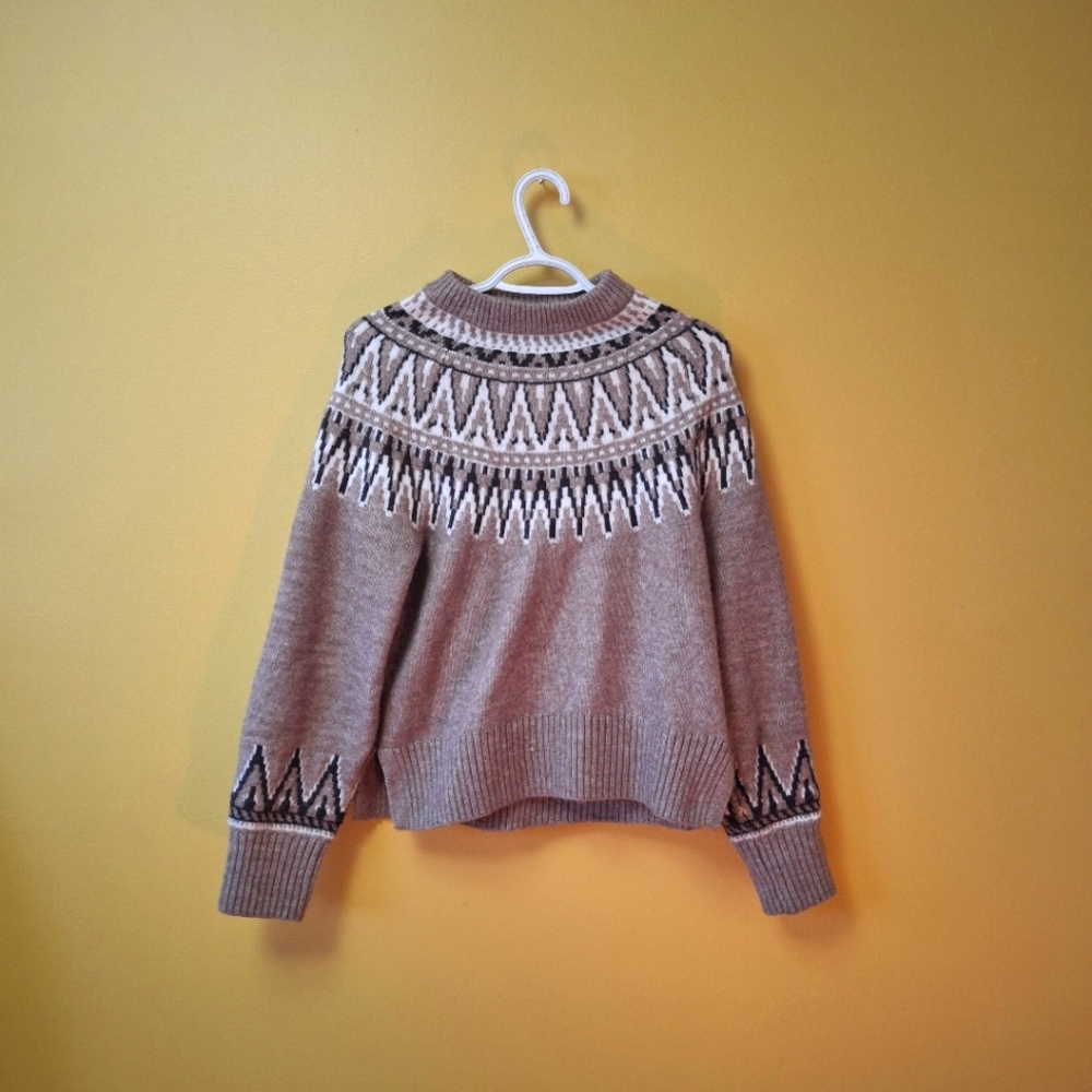 Jacquard Knit H&M Sweater